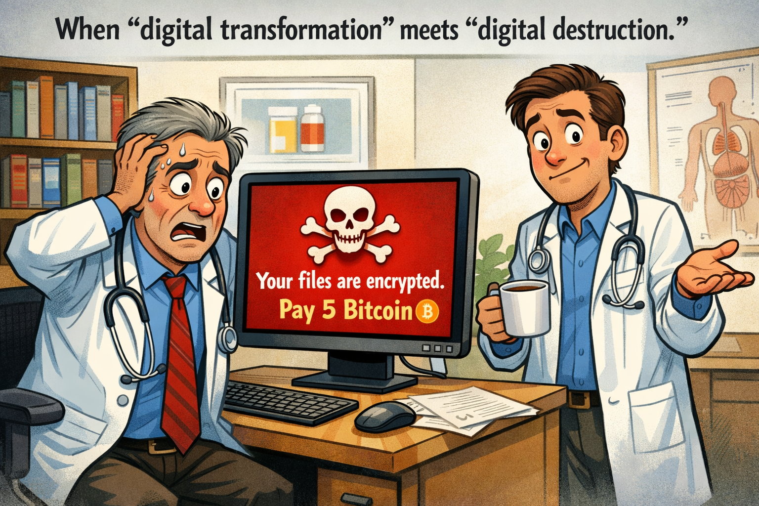 🏥 Ransomware Hits Dutch Hospitals: 'We're Sorry, Your Surgery Is Postponed – Blame the Hackers'