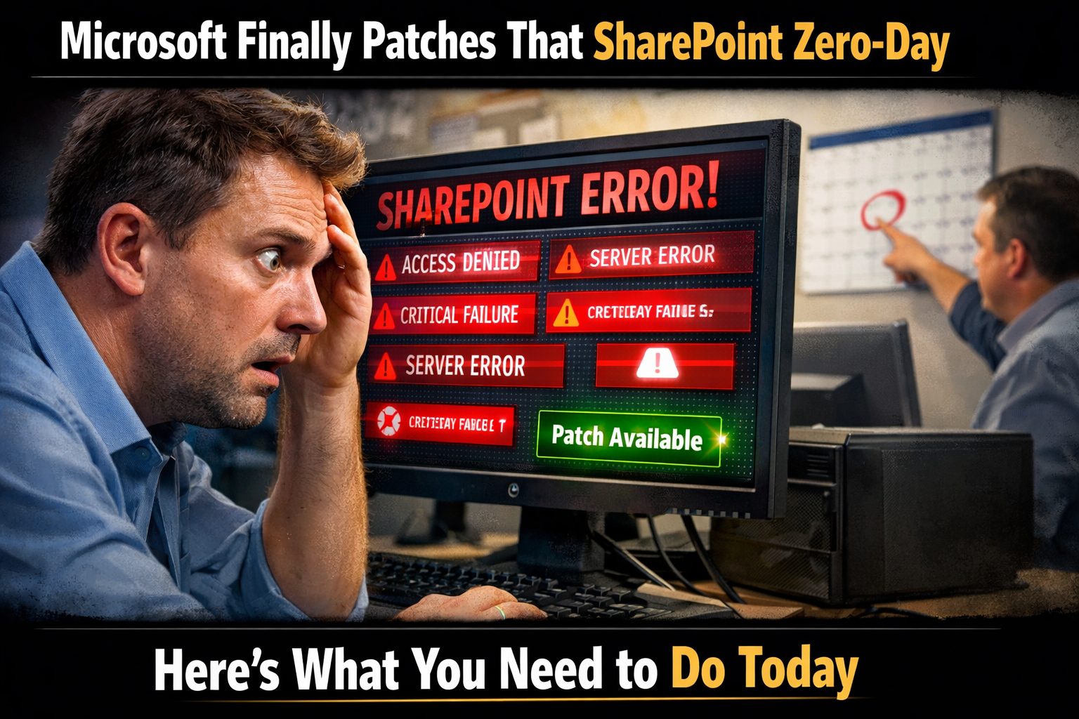 🛡️ Microsoft Patches Actively Exploited SharePoint Zero‑Day – CVE-2026-32201